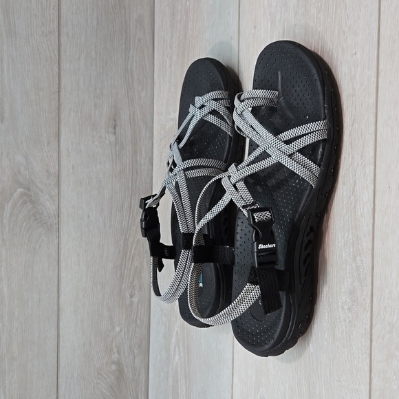 Skechers Women Reggae Outdoor Hiking Loop Toe Sandals shoes sz 10 - Picture 3 of 10